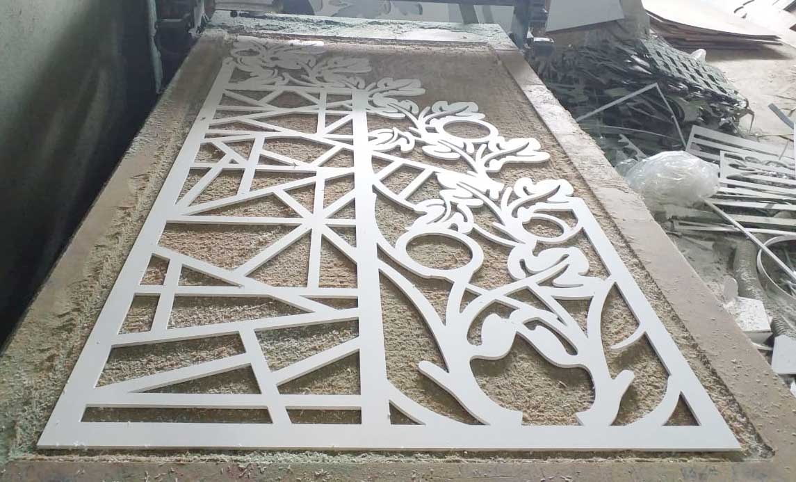 Cắt CNC tấm nhựa Pima