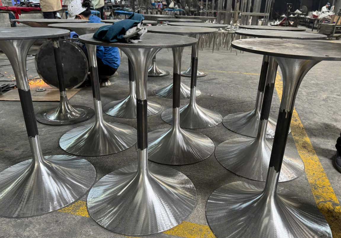 Gia công bàn ghế Inox đẹp